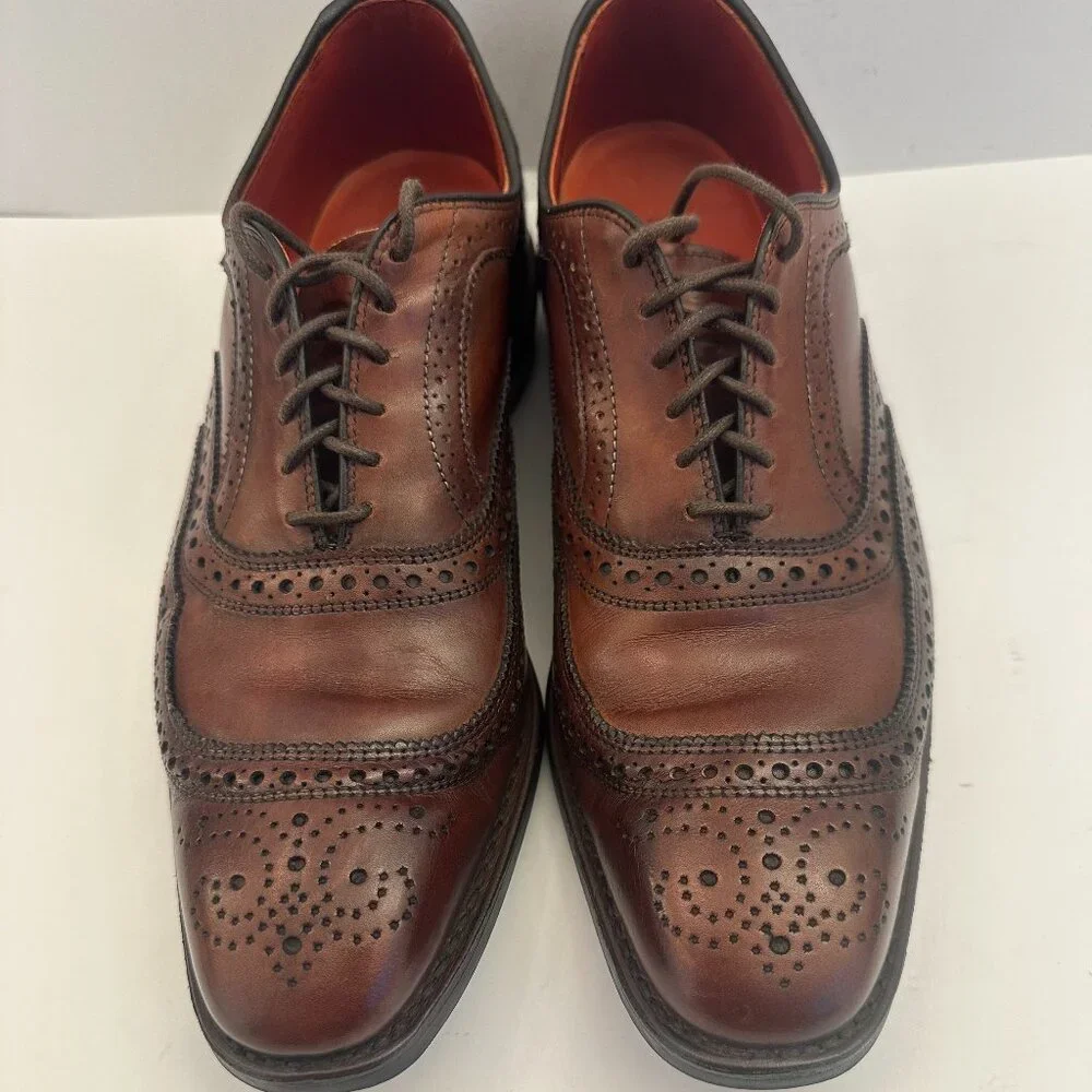 Allen Edmonds Leather Brown Oxford shoes Men's 9.5 US Brown 5828